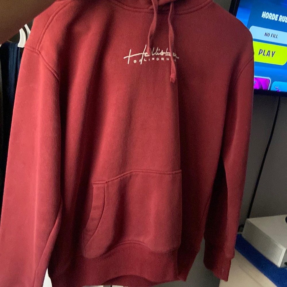 This is a hollster hoddie